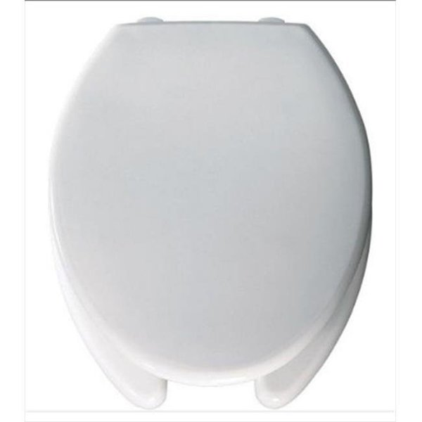 Church Seat Church Seat 2L2150T 000 2 in. Medic-Aid Lift Elongated Open Front Toilet Seat in White 2L2150T 000